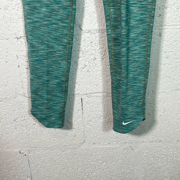 Nike One Girls' Dri-FIT training  Legging Green/white XL - Picture 6 of 11